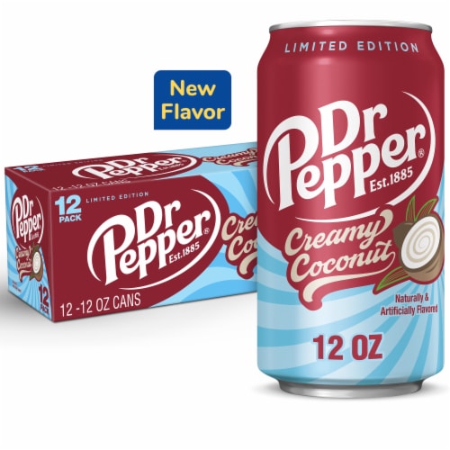 Dr Pepper Creamy Coconut Soda - Ready to Sip