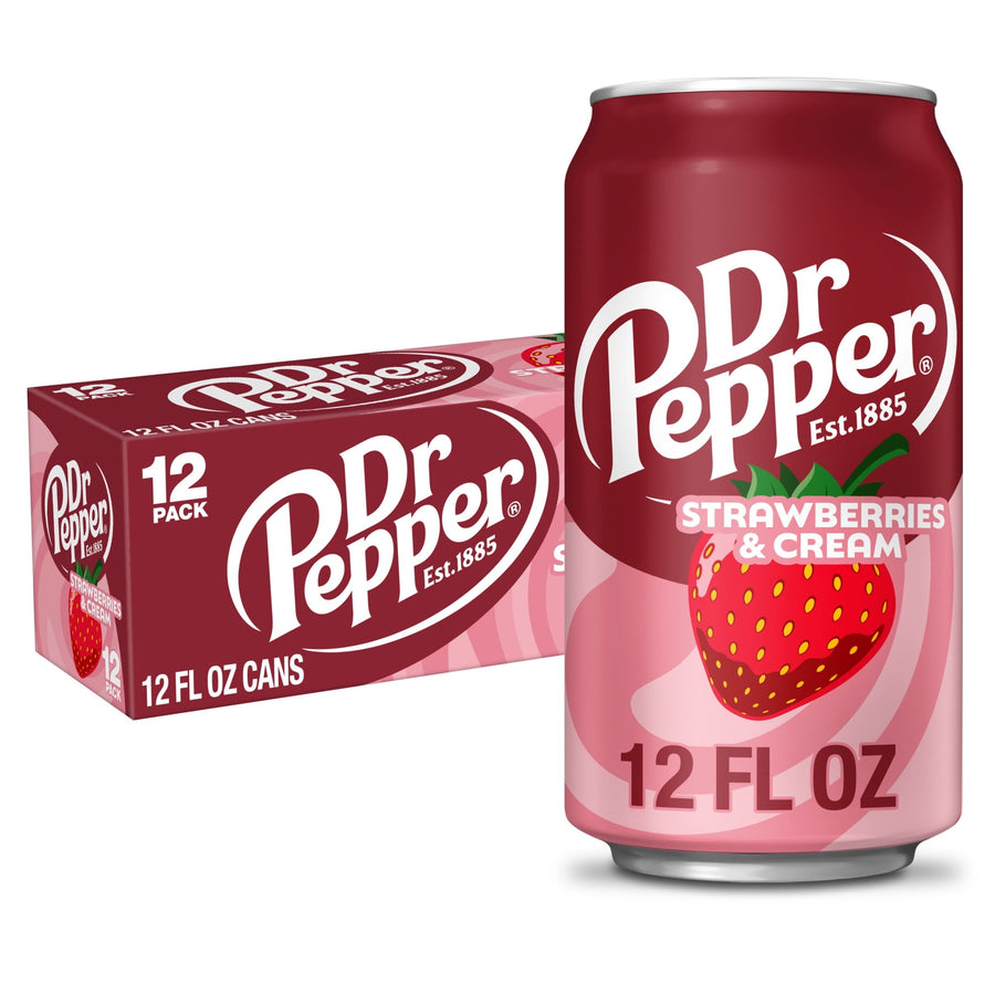 Dr Pepper Strawberries & Cream Soda - Daily Sip